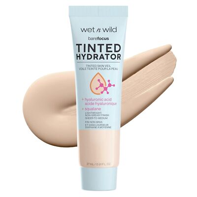 wet n wild Bare Focus Tinted Hydrator Matte Finish, Light Medium