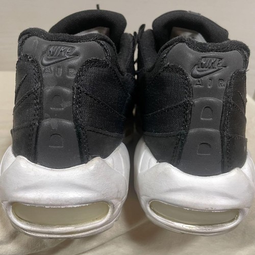 NIKE Stussy AIR MAX95 Negro Talla US 6.5 JP 24.5cm UK 6 - Imagen 8 de 10