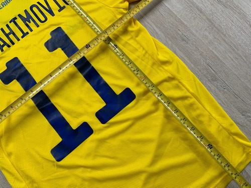 2020 2022 Home Schweden Fußball Trikot Swedewn Shirt Adidas S #11 IBRAHIMOVIC - Bild 18 von 18