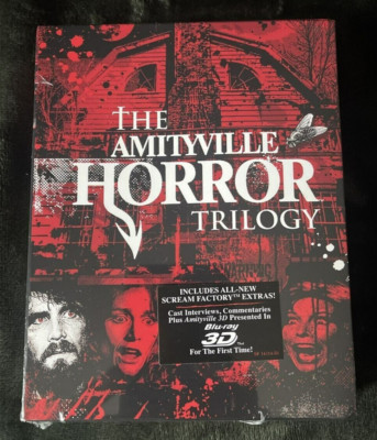The Amityville Horror Trilogy Blu-ray 3D Set (3 Discs) **NEW/SEALED** FREE SHIP