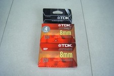NOS BLANK FACTORY SEALED TDK 8mm P6-120 MP PREMIUM 4 PACK SUPERIOR QUALITY