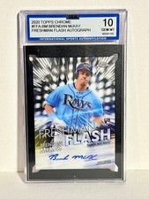 2020 Topps Chrome Brendan McKay /99 FRESHMAN FLASH AUTOGRAPH #FFA-BM Rookie Auto