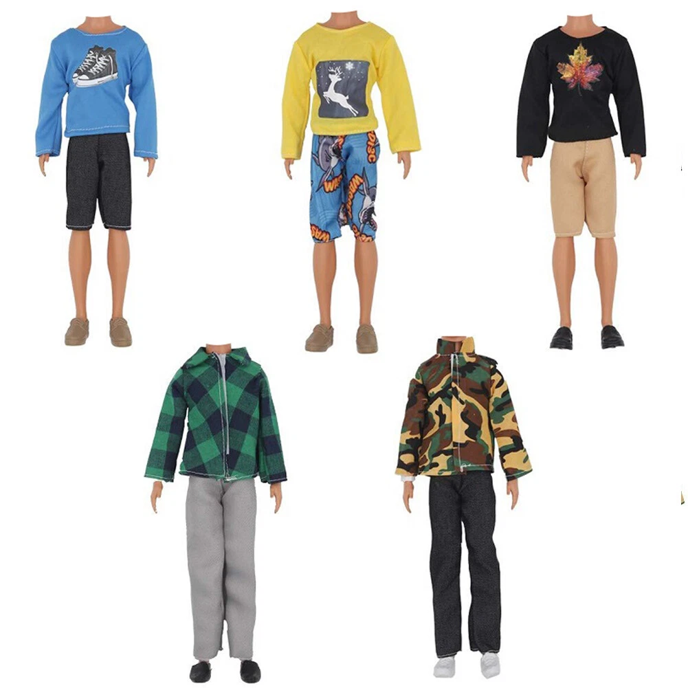 VETEMENTS Mix Bambola Giocattolo Mini Fidanzato Vestiti Casa delle Bambole Giocattolo Vestire Gioco Accessori