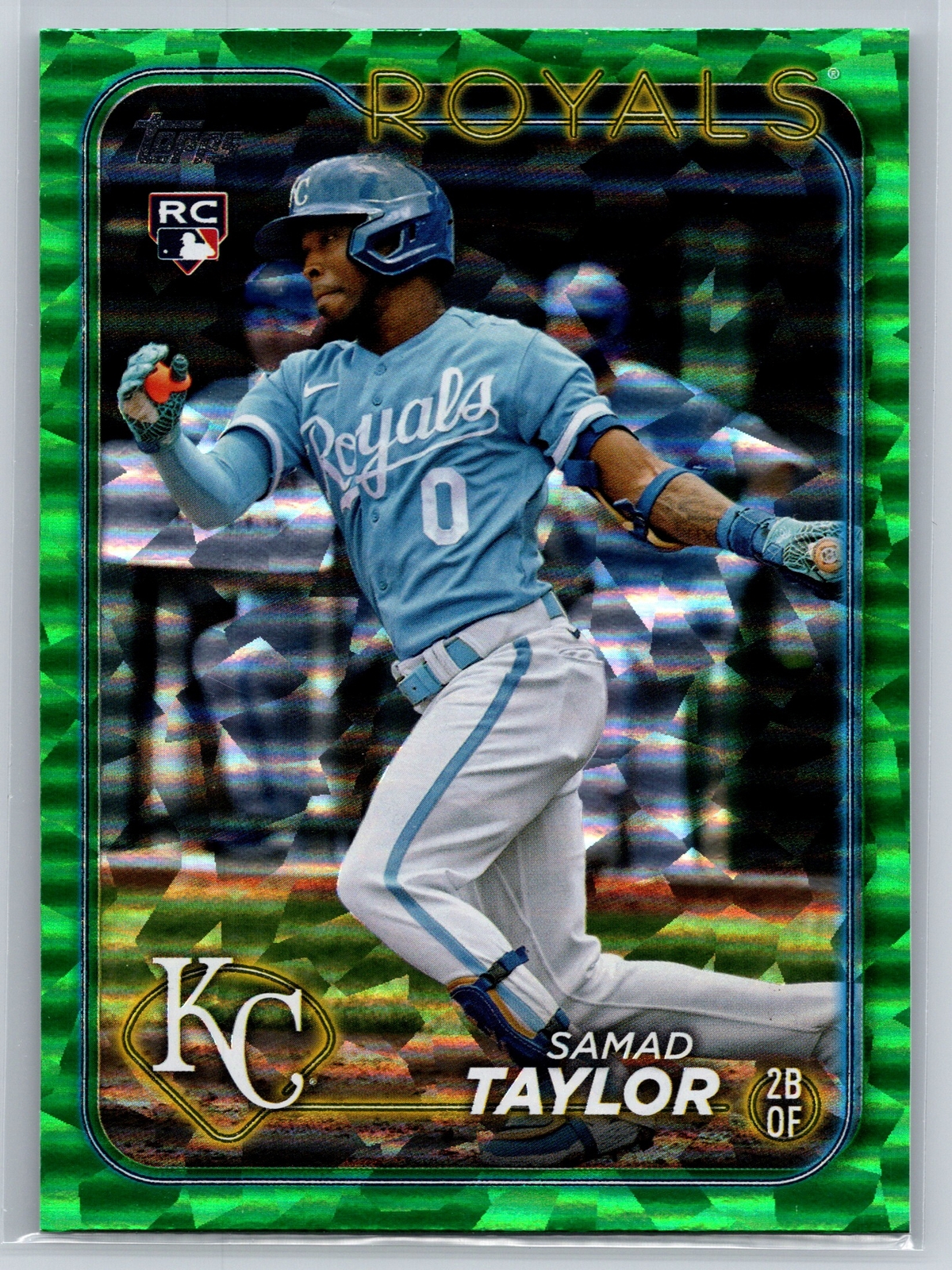 2024 Topps #32 Samad Taylor Rookie Green Foil #/499