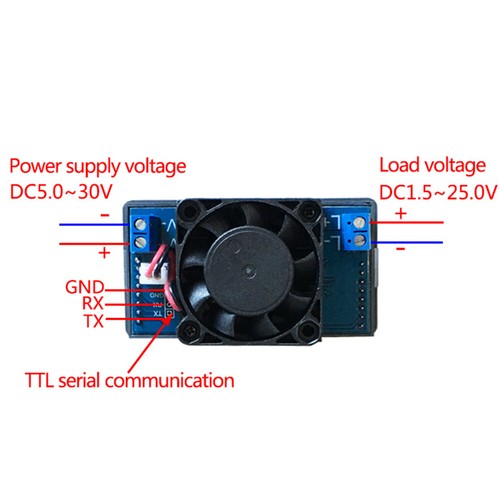 5A 35W Constant Current Electronic Load Tester Battery Discharge Capacity Tester - Picture 4 of 12