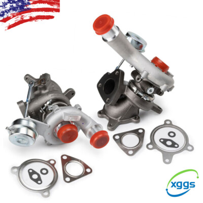 RH&LH Turbo Turbocharger Set For Ford 10-19 Explorer Taurus Lincoln MKS MKT New