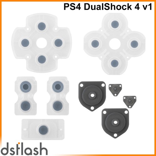 Gomas Botones Mando PS4 4 Almohadillas Contacto Silicona Repuesto | eBay