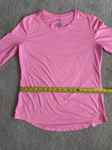 Danskin Now Womens Medium (8-10) Semi-Fitted Long Sleeve Active Top Pink - Picture 5 of 7