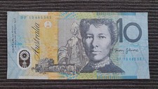 AUSTRALIA $10 2013 LAST PREFIX Polymer Banknote DF13 485561
