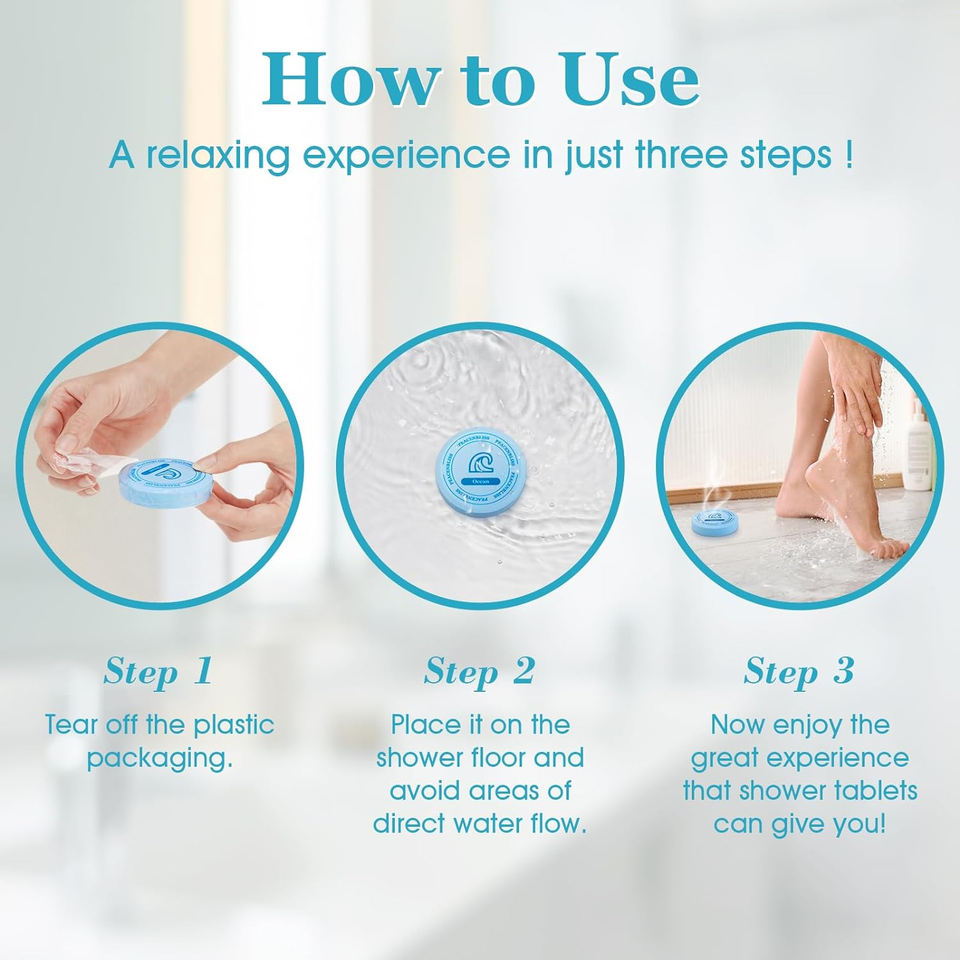 Shower Steamers, Mothers Day Presents for Mom, 6 Pack Bath Bombs