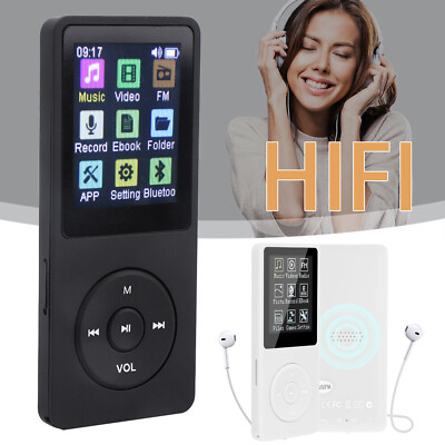 MP3 Player Bluetooth 5.0 Sport Musik-Player 16GB HiFi Video, Radio 2025 NEU