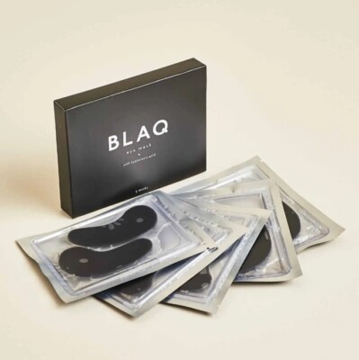 BLAQ Hyaluronic Acid & Activated Charcoal Eye Mask Set of 5 Masks Australia