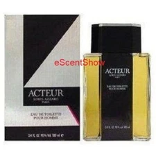 ACTEUR POUR HOMME LORIS AZZARO MEN 3.4 OZ / 100 ML EAU DE TOILETTE SPLASH NIB