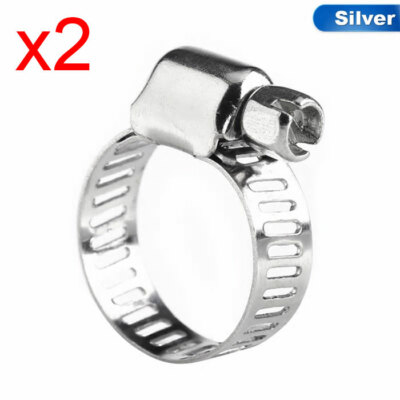 30 Pezzi Fascette Stringitubo, Fascette Regolabile 6-51mm Acciaio Inossidabile, Fascetta - Foto 10