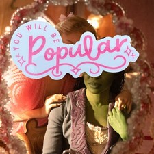 Wicked Musical Themed Sticker - Popular
