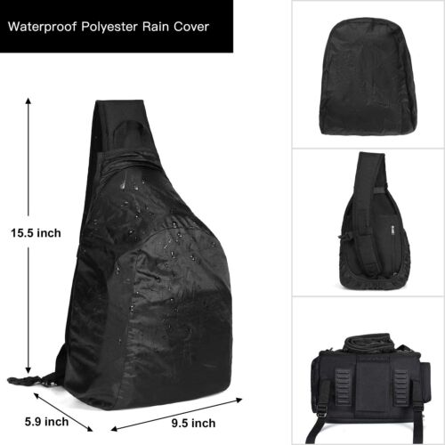MOSISO Camera Bag Sling Backpack DSLR/SLR/Mirrorless for Canon/Nikon/Sony/Fujiz - Picture 13 of 42