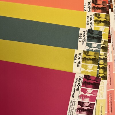 PICK ONE: Vintage NOS Pantone By Letraset Uncoated Paper 20x26