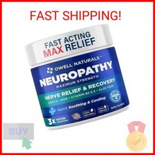 Owell Naturals Maximum Strength Neuropathy Nerve Relief Cream 2 Fl Oz Pack of 1