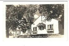POSTCARD RPPC DINING HALL & LOBBY MT. CARMELALEXANDRIA MINNESOTA