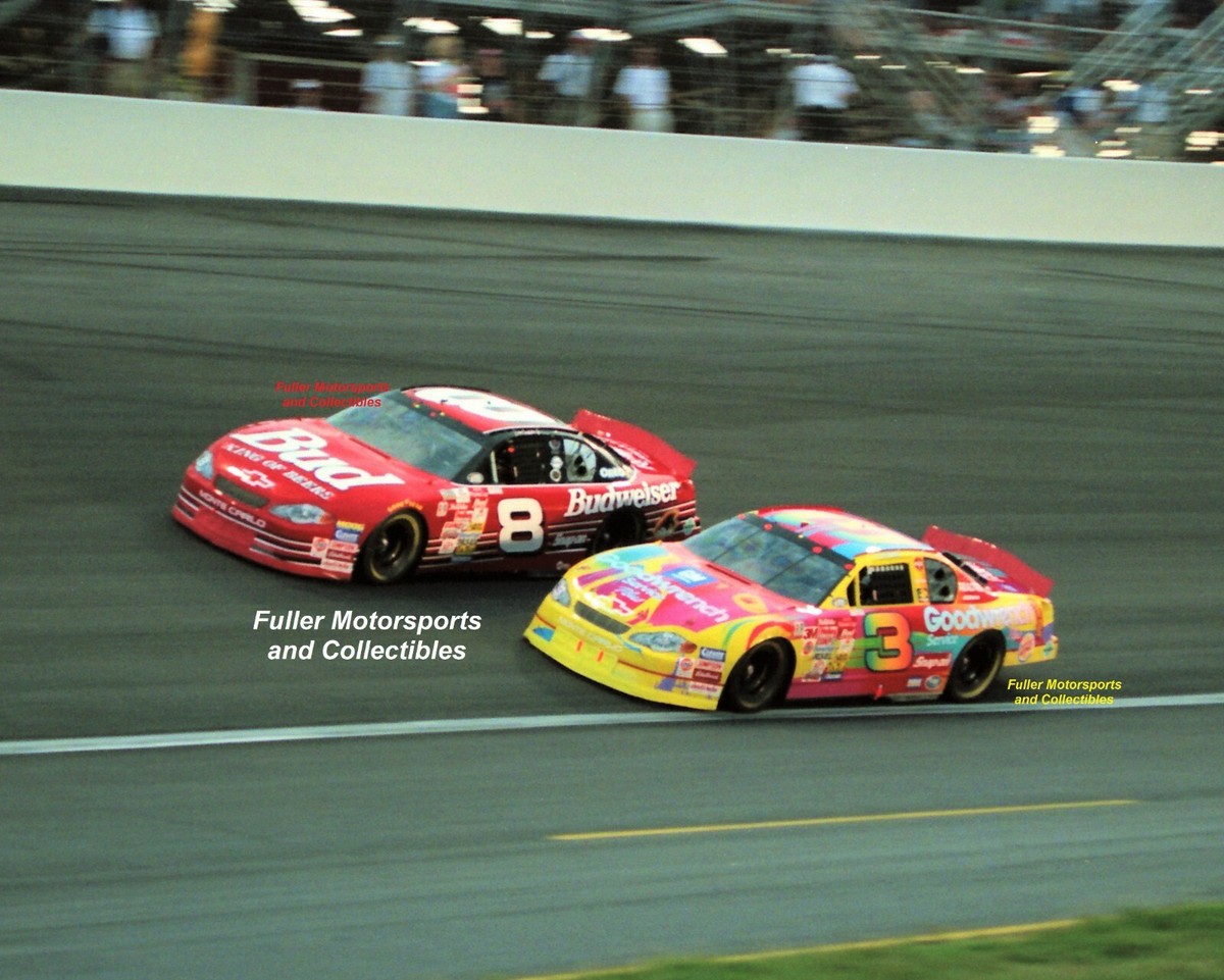 DALE EARNHARDT JR WINS THE 2000 WINSTON VS DALE SR PETER MAX