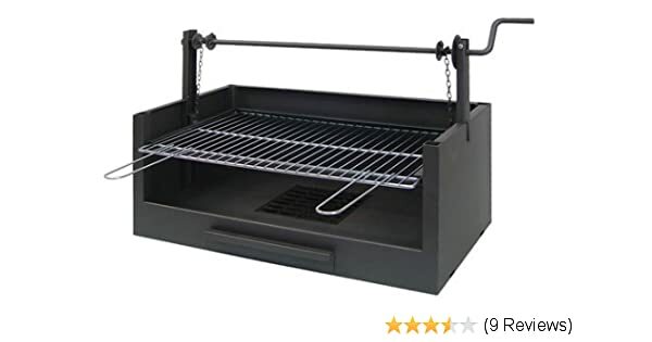 Cajón Barbacoa Con Elevador Y Parrilla Cincada Imex El Zorro En Oferta Imex El Zorro 71508 - Cajón De Barbacoa Elevado, Parrilla De Acero Inoxidable 63 X 75 X 42