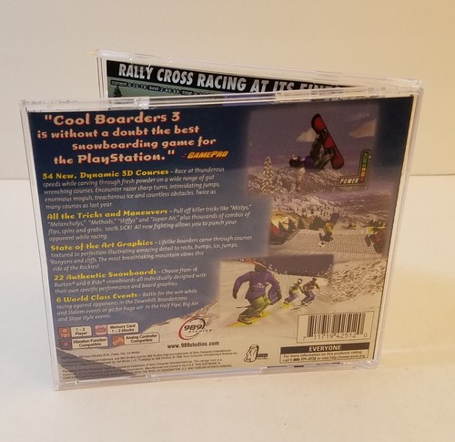 Cool Boarders 3 (Sony PlayStation 1, 1998) Complete CiB In Case With Manual - Picture 3 of 3