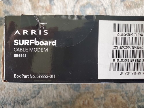 ARRIS SURFboard SB6141 Modem 400 Series 8x4 DOCSIS 3.0 343 Mbps Open Box Works - Picture 12 of 13