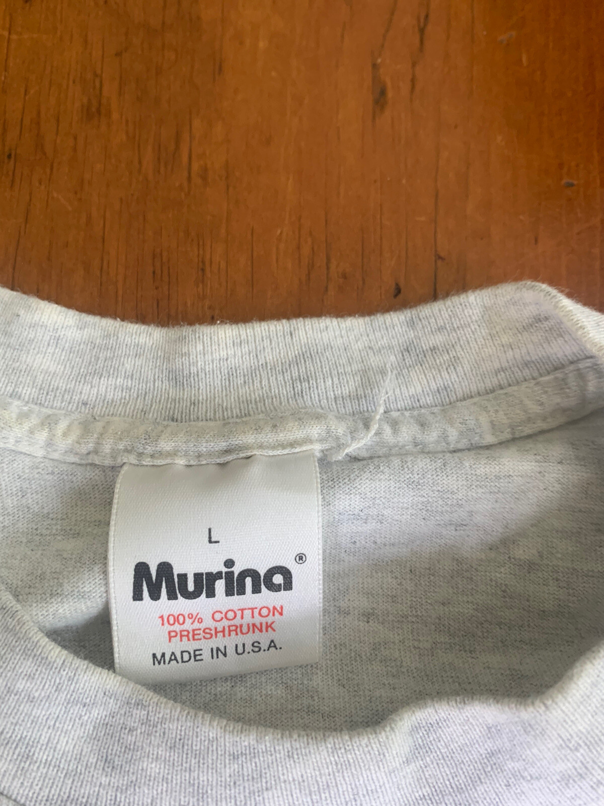 Vintage 1993 Maine Half Marathon T Shirt 90s White Heather Sz Large Made in USA