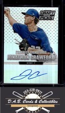2013 Panini Prizm Draft Picks #21 Jonathon Crawford Prospect SILVER Auto Tigers