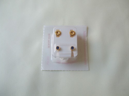Studex Bezel Set Birthstone Piercing Studs Choose Jan-Dec 1 Pair New - Picture 12 of 14