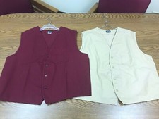 V40 LOT OF 2 Loc 23 FAME FABRICS Vests, Size 2XL