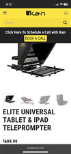 ikan PT-Elite-V2-RC elite universal tablet  iPad teleprompter