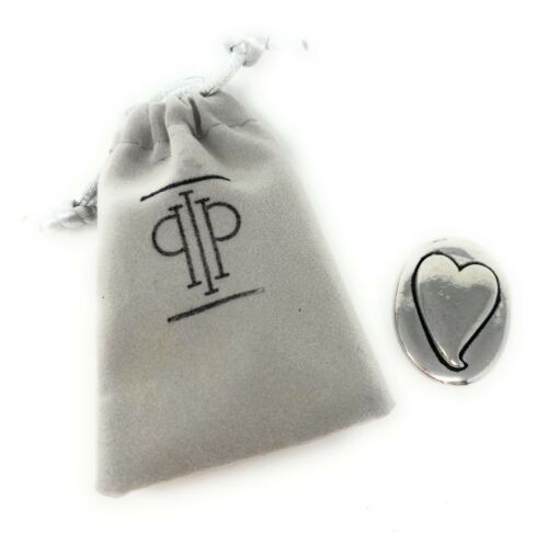 Basic Spirit Heart/Love Pocket Token (Coin) Handcrafted Pewter Lead-Free   - Picture 1 of 3