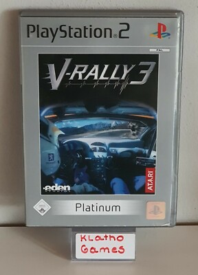 Playstation 2 PS2 Spiel V-Rally 3 OVP+Anleitung   C717