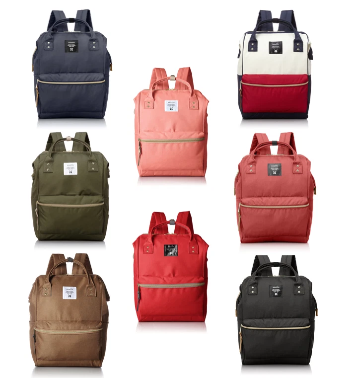 Anello Backpack Large size Unisex daypack AT B0193A Poly canvas