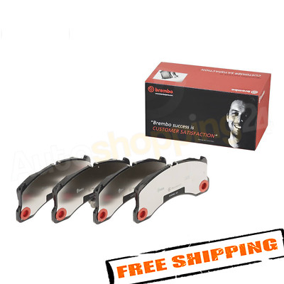 Brembo P65021 Low-Met Front Disc Brake Pad Set for 2010-2020 Porsche Panamera