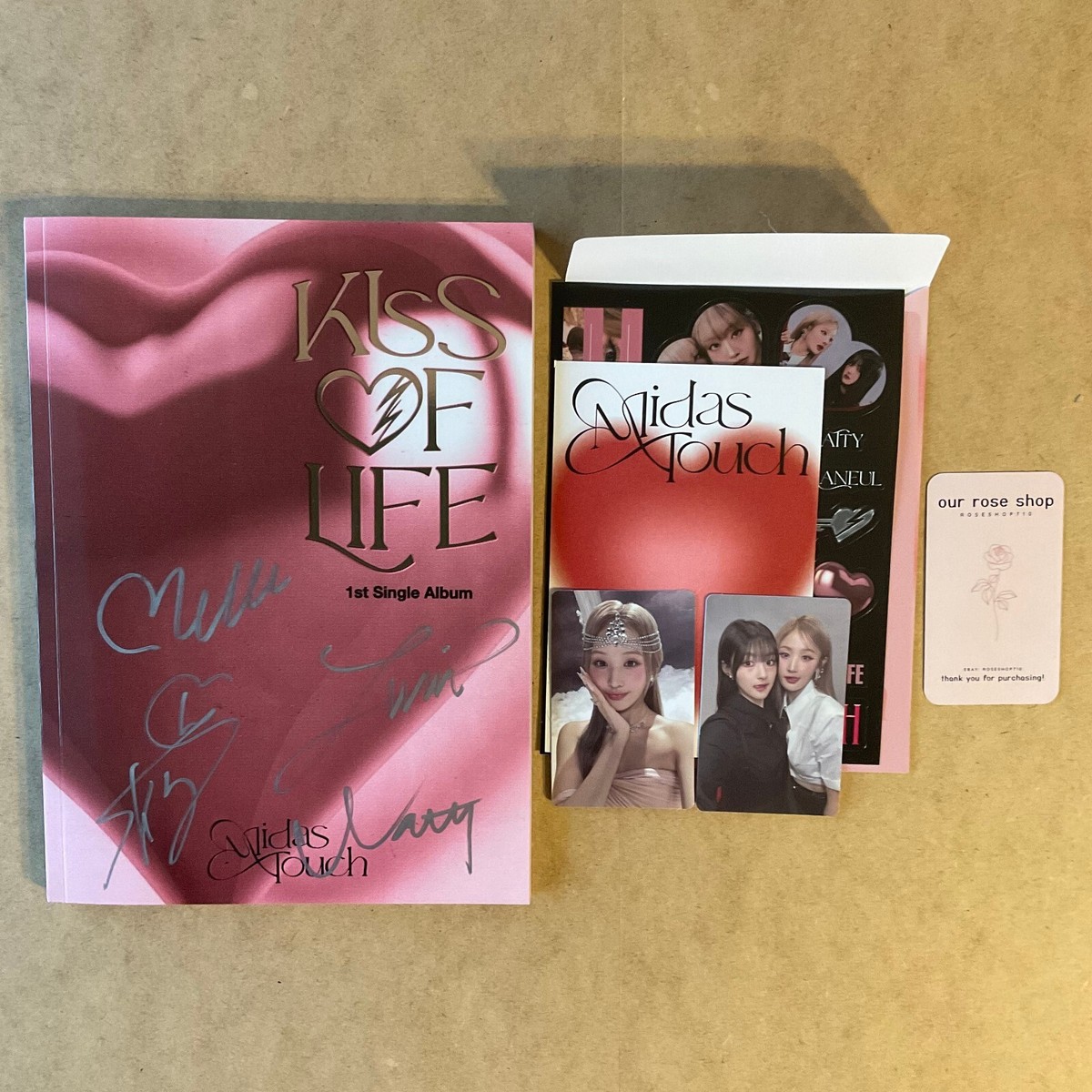 KISS OF LIFE 1st Album CD 直筆サイン入り 抜けなし KISS OF LIFE 1st