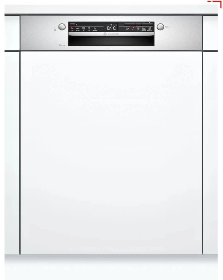 Bosch SMI2ITS33E Serie 2 Teilintegrierter Geschirrspüler 60 cm Edelstahl EEK: E