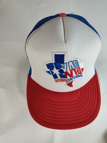 Texas Big Logo Embroidered Sesquicentennial Hat Cap Limited Edition 1986 - Bild 4 von 14