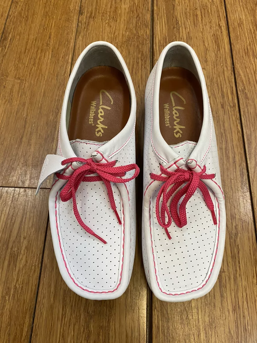 Wallabee womens White and Pink 35680 Size 11 New/ Dead Stock | eBay