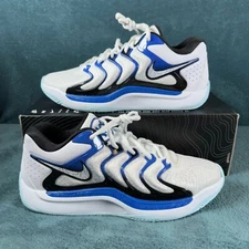 Nike KD 17 Basketball Shoes White/Black/Game Royal Blue Size Men's 9.5