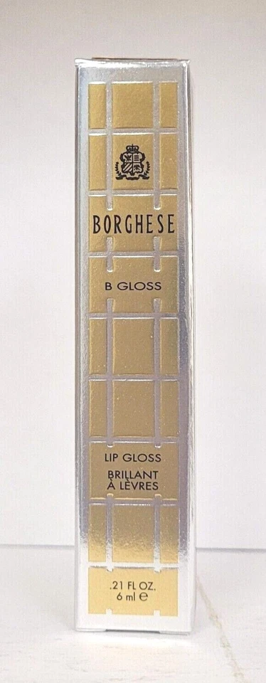 BORGHESE B BRILLO CARMESÍ BESO 0,21 OZ CAJA NUEVA + CEPILLO FACIAL GRATIS Foto 2 de 4