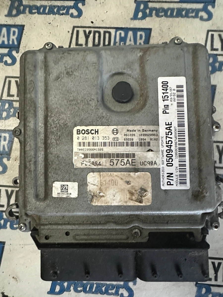 DODGE NITRO 2.8 DIESEL 2007 ECU 0281013353 05094575AE | eBay