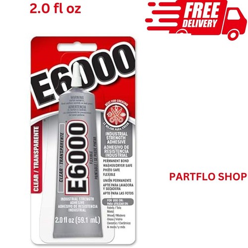 Industrial Strength E6000 Adhesive Clear Eclectic Glue MultiPurpose