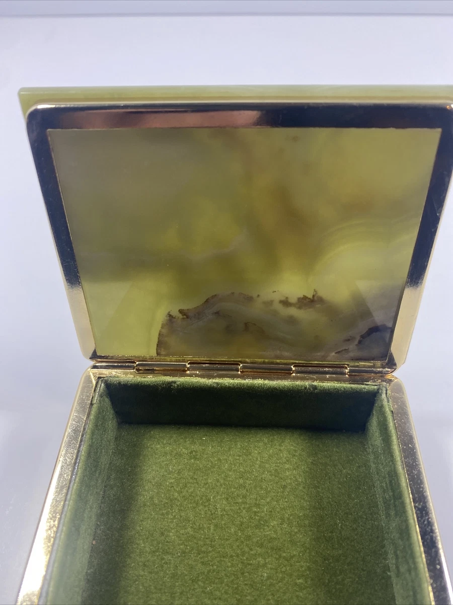 Solid jade jewelry box sale