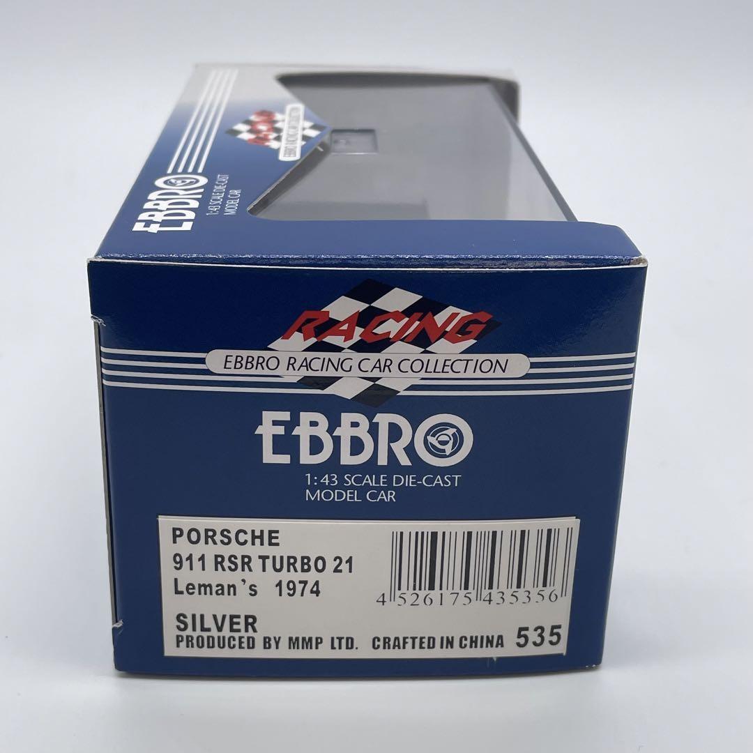 ミニカー EBBRO Porsche 911 RSR Turbo 1974 1/43 EBBRO Porsche 911 RSR Turbo Le Mans 1974 Limited 1/43 NEW