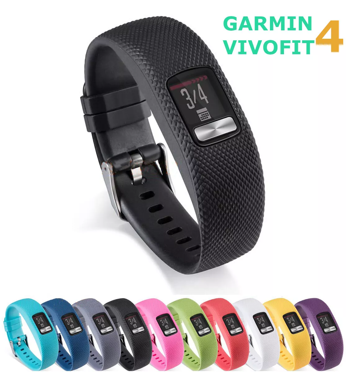 Garmin Vivofit 4 Strap Band Watch Replacement Quality Tracker Wristband  Bracelet