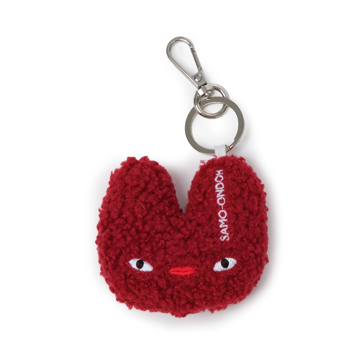 【SAMO ONDOH】Baby Tokiyom eco shearling★2colors SAMO ONDOH Tokiyom Keychain Eco Shearling, Red (100