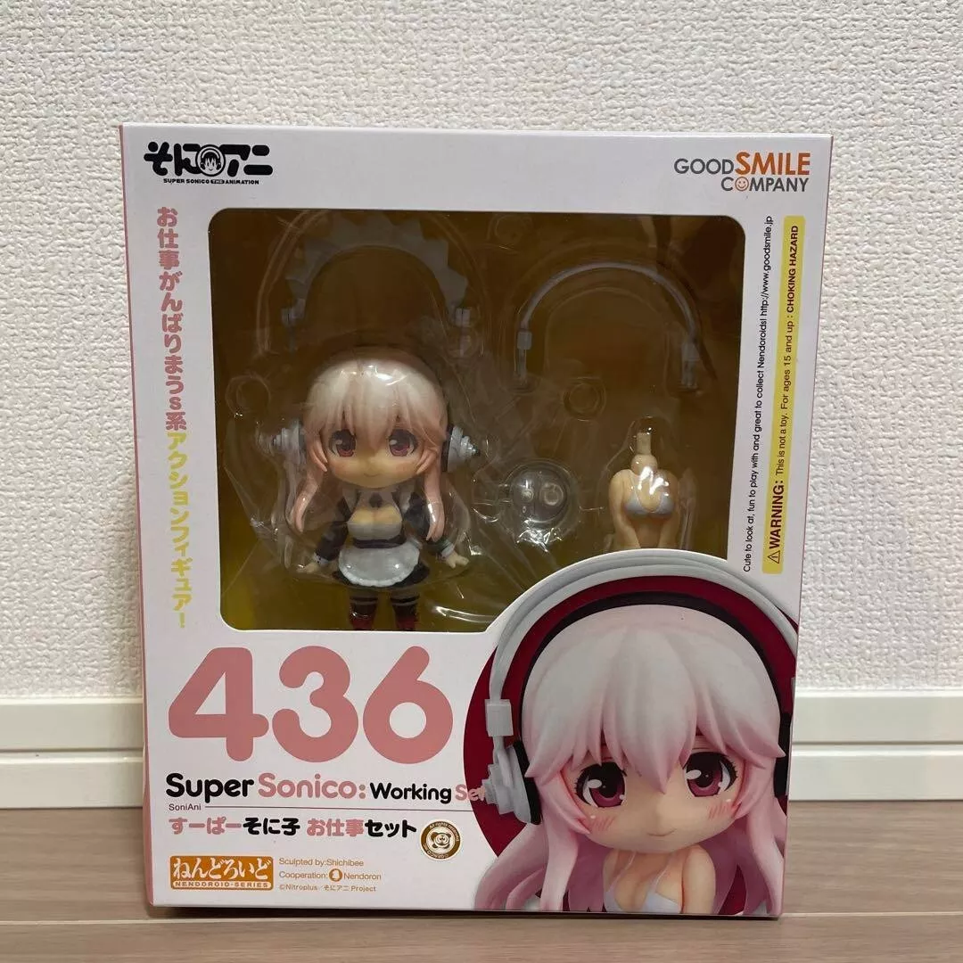 Nendoroid Super Sonico Figure Working Set THE ANIMATION Good Smile