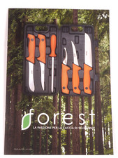 PRL) CATALOGO 2024 FOREST ITALIA COLTELLI CACCIA CUCINA HUNTING KITCHEN KNIVES